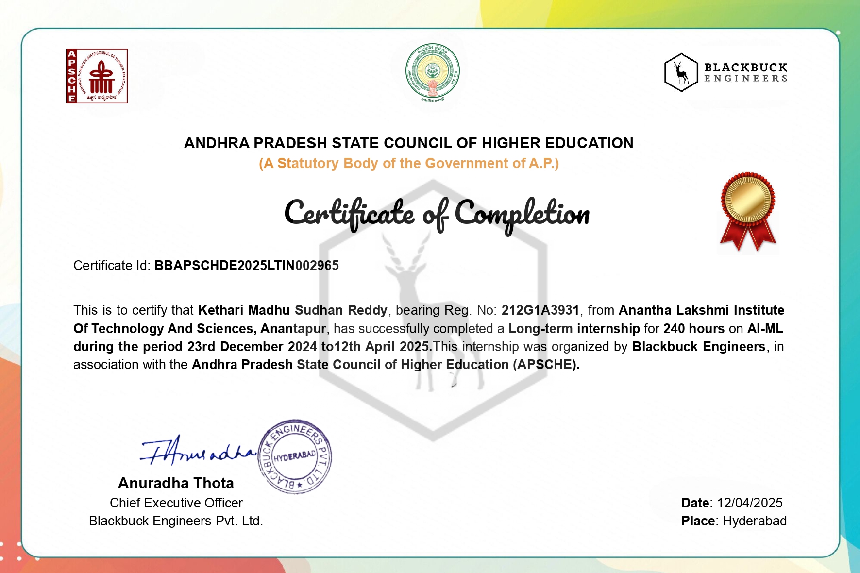 Certificate 11
